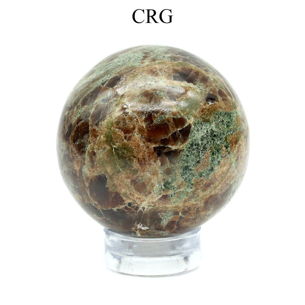 SET OF 2 - Garnet Spheres / 25-40mm AVG