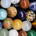 Gemstone Mini Spheres 10-12mm  (20 Pieces)