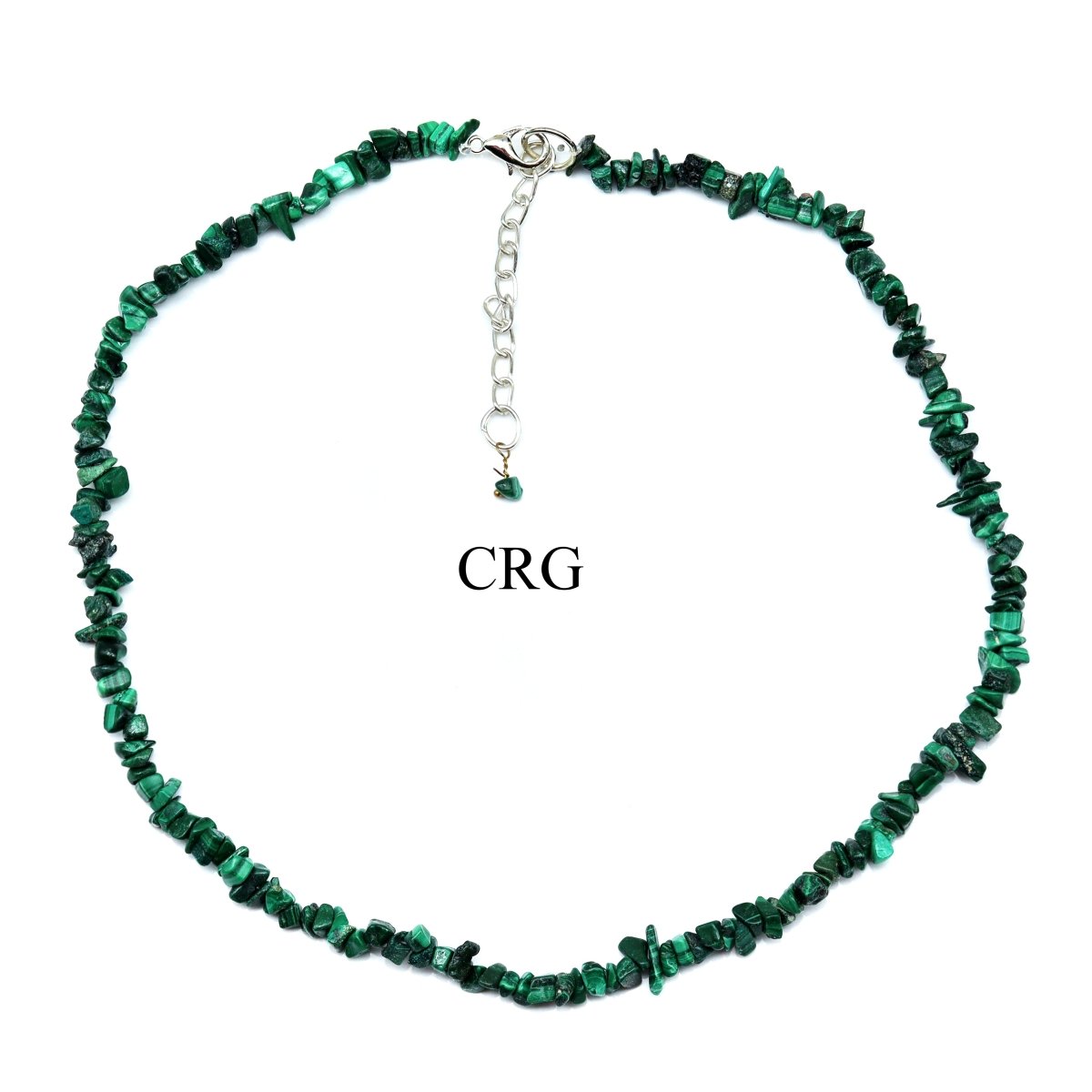 Malachite Inspired Strand Chip Choker Necklace (16 Inches) (4 Pieces)