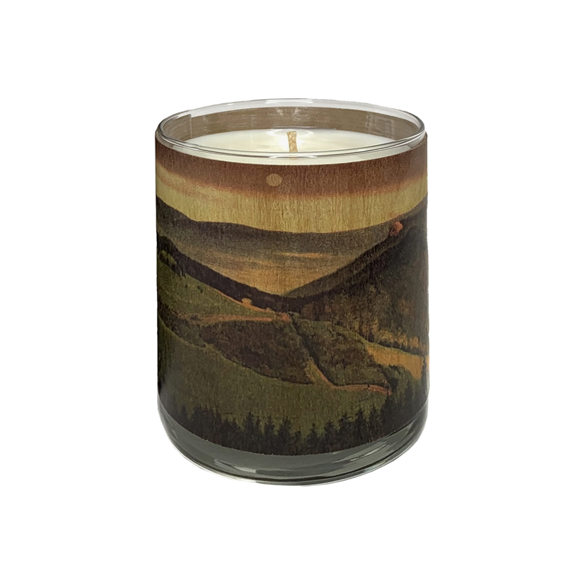 Cyrene Wood Wrapped Candle
