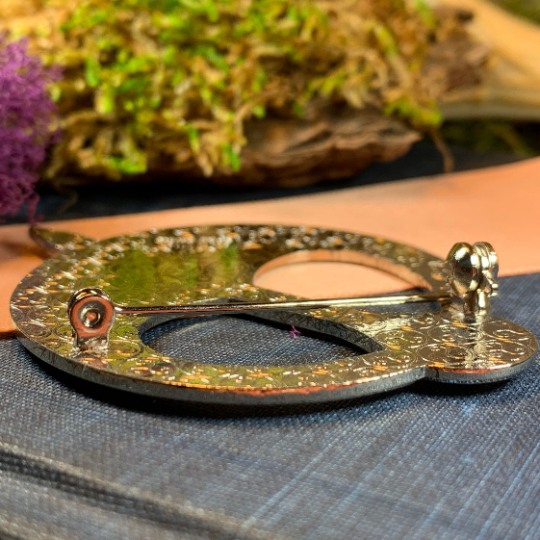 Enamel Celtic Trinity Knot Tara Brooch | Brooch | Wiccan Center