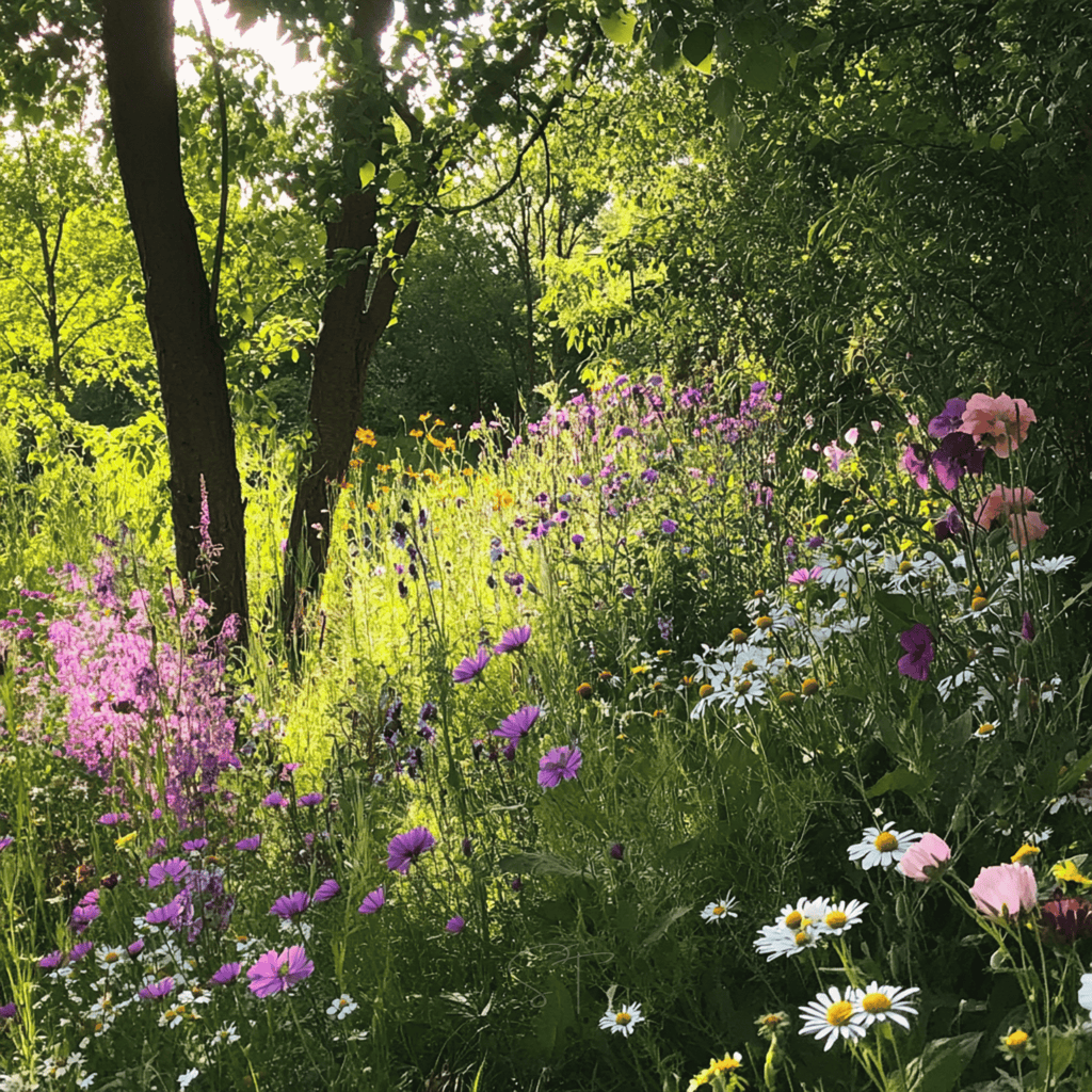 Shady Area Wildflower Seed Mix (20 Varieties) – 1,000 Seeds | Seeds | Wiccan Center