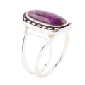Shielded Purple Turquoise and Sterling Silver Ring | Rings | Wiccan Center