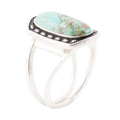 Shielded Blue Turquoise and Sterling Silver Ring | Rings | Wiccan Center