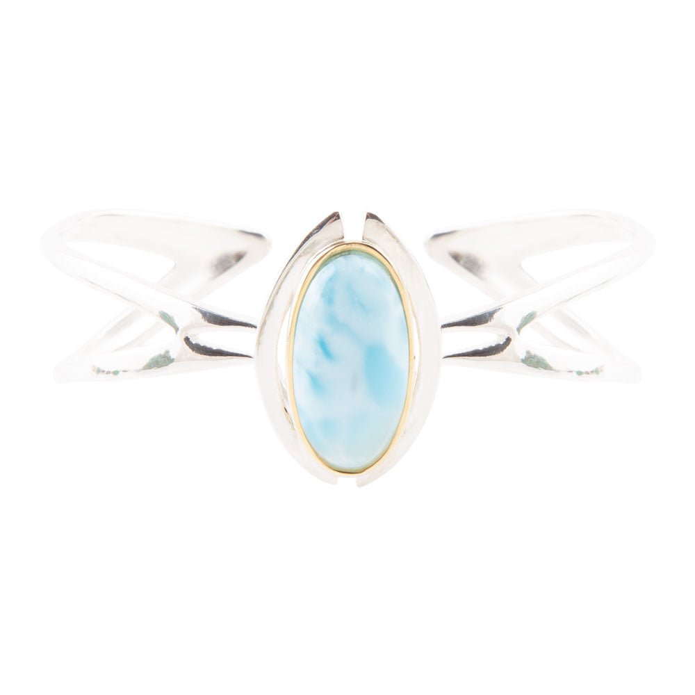 Shine Bright Larimar Cuff Bracelet | Bracelets | Wiccan Center