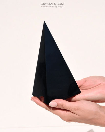 Shungite Pyramid Tall | Pyramid | Wiccan Center