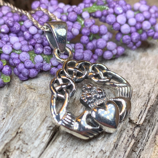Claddagh Heart Necklace | Pendant | Wiccan Center