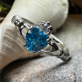 Topaz Claddagh Ring | Ring | Wiccan Center