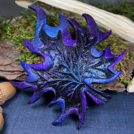 Autumn Delight Maple Leaf Pin | Brooch | Wiccan Center