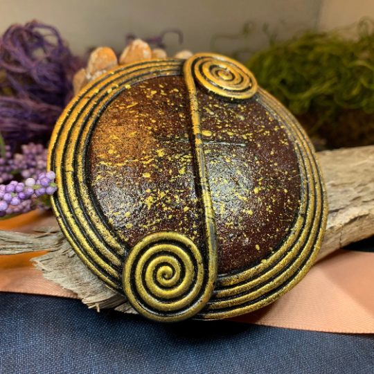 Celtic Ancient Scroll Pin | Brooch | Wiccan Center