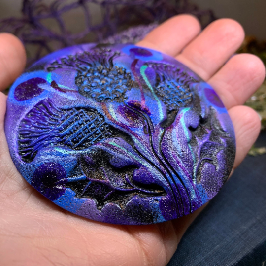 Scotland Triple Thistle Brooch - Handmade in Scotland | Brooch | Wiccan Center