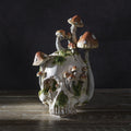 Mushroom Skull Statue (8.5"H)