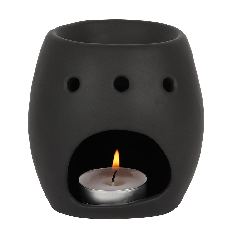 Black Skull Oil Burner and Wax Warmer | Wax Melt Warmer | Wiccan Center