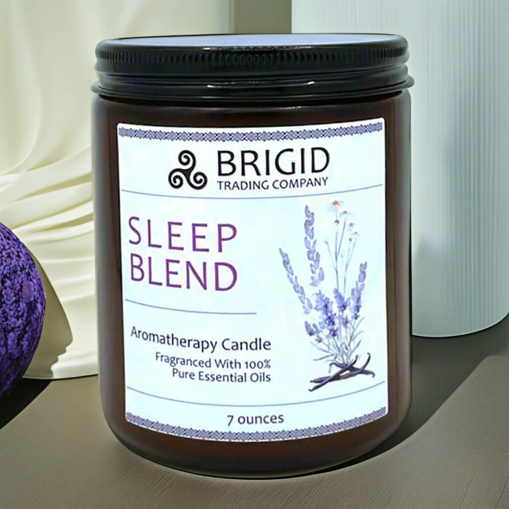 Sleep Blend Soy Wax Candle - Lavender, Chamomile, and Vanilla | Aromatherapy Candle | Wiccan Center