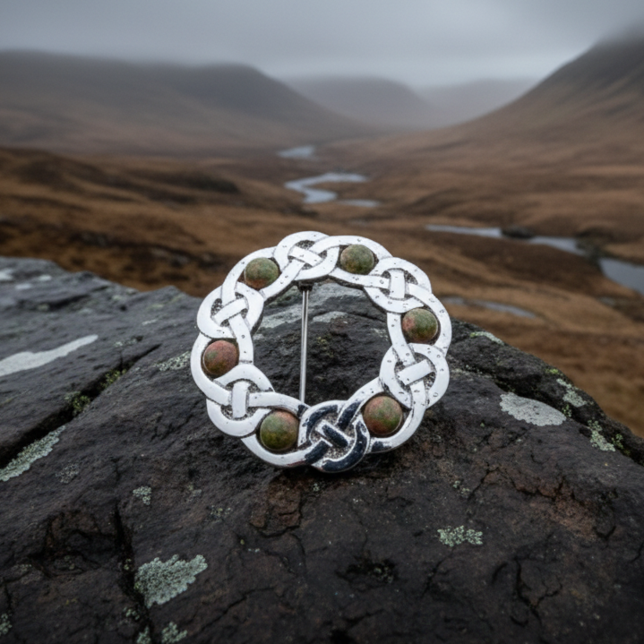 Iona Celtic Knot Brooch - Handmade in Scotland | Brooch | Wiccan Center