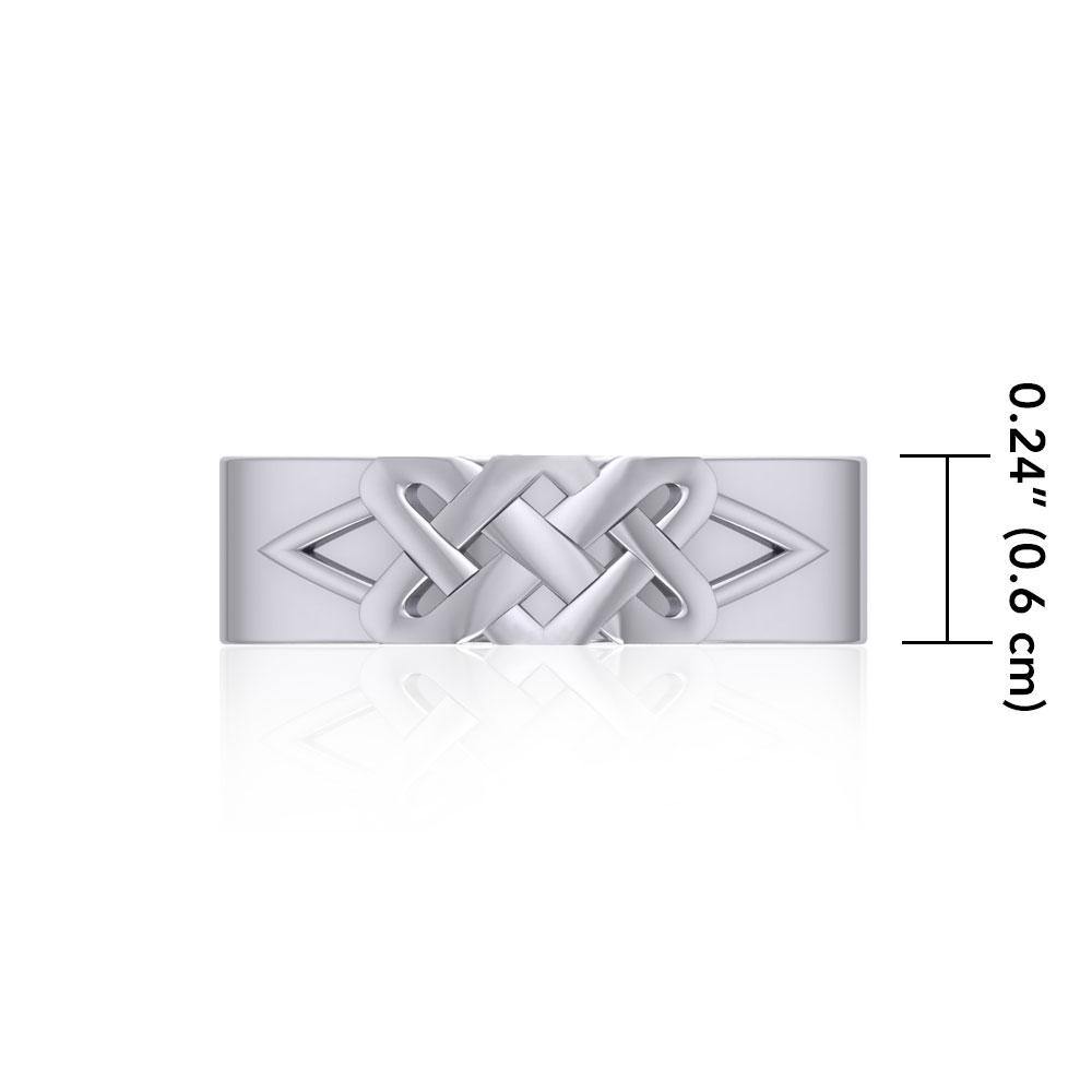 Celtic Knotwork Silver Ring SM225
