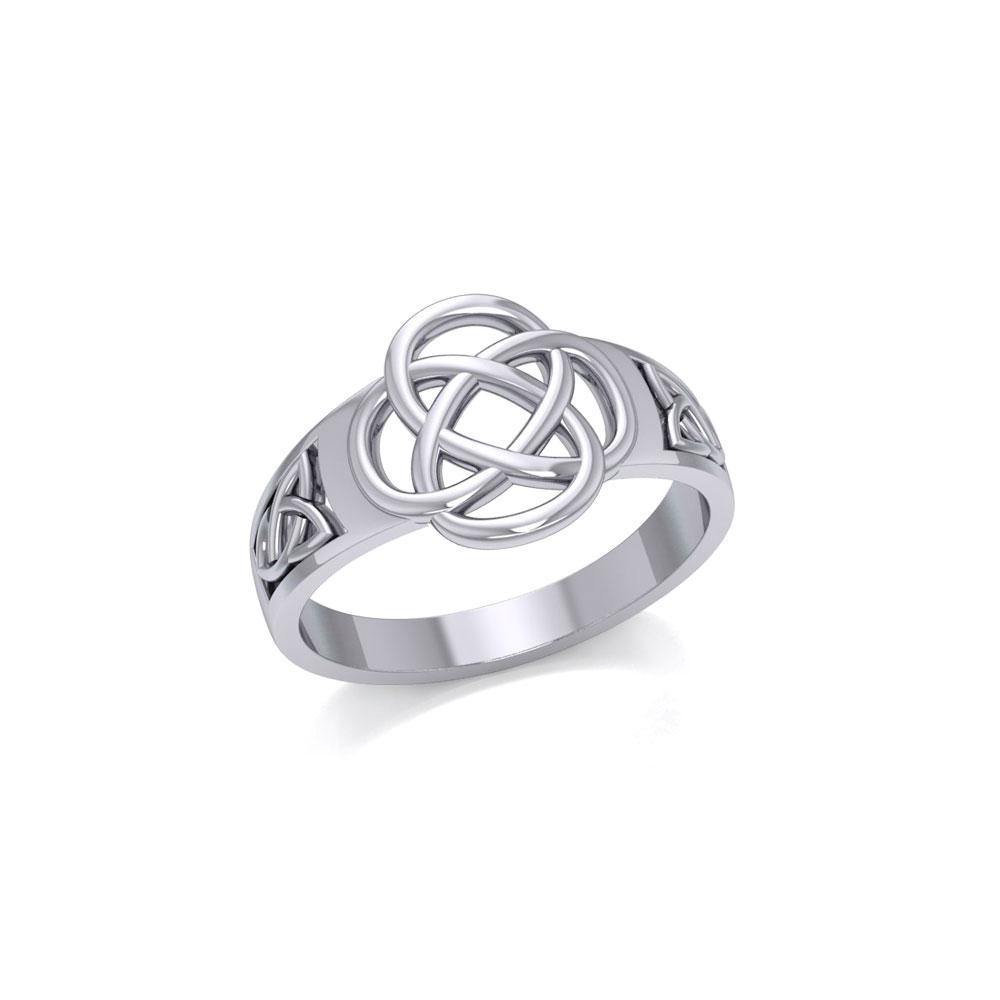 Celtic Knotwork Sterling Silver Ring SM230