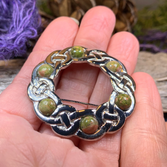 Iona Celtic Knot Brooch - Handmade in Scotland | Brooch | Wiccan Center