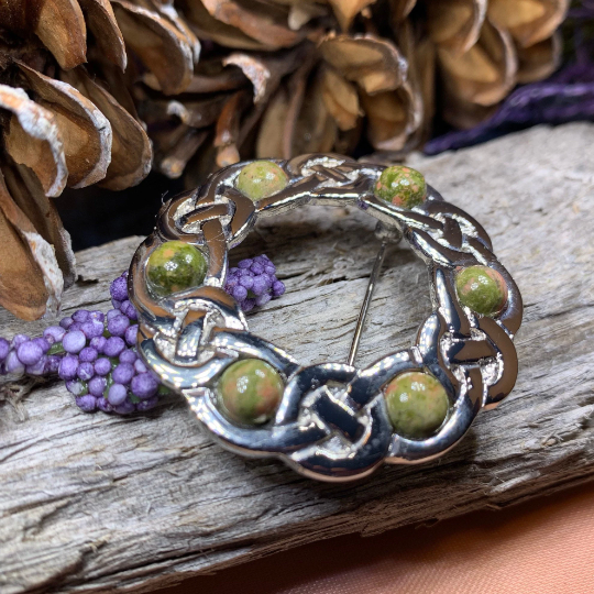 Iona Celtic Knot Brooch - Handmade in Scotland | Brooch | Wiccan Center