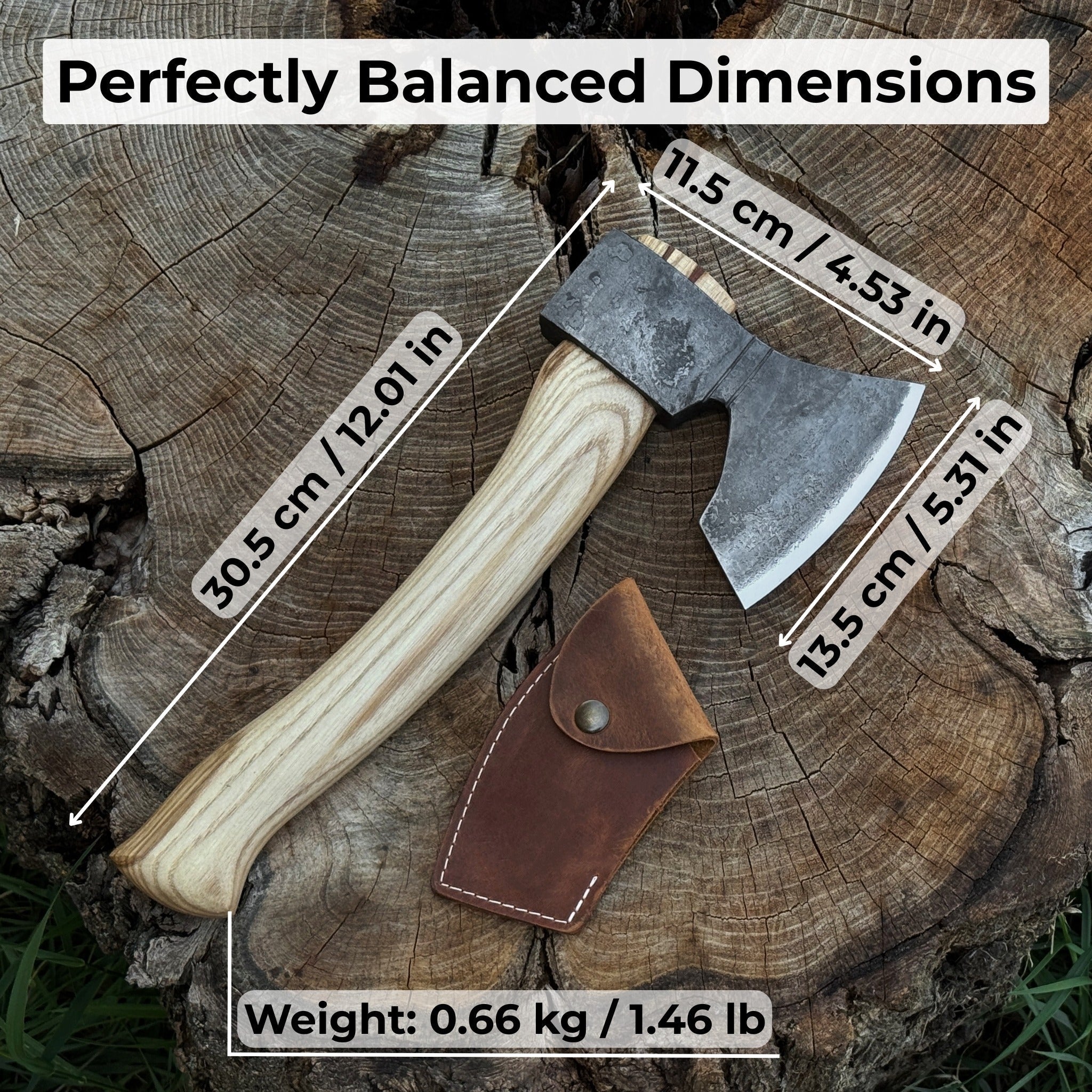 Small Carving Axe, 0.65 kg (1.43 lb) | Axe | Wiccan Center