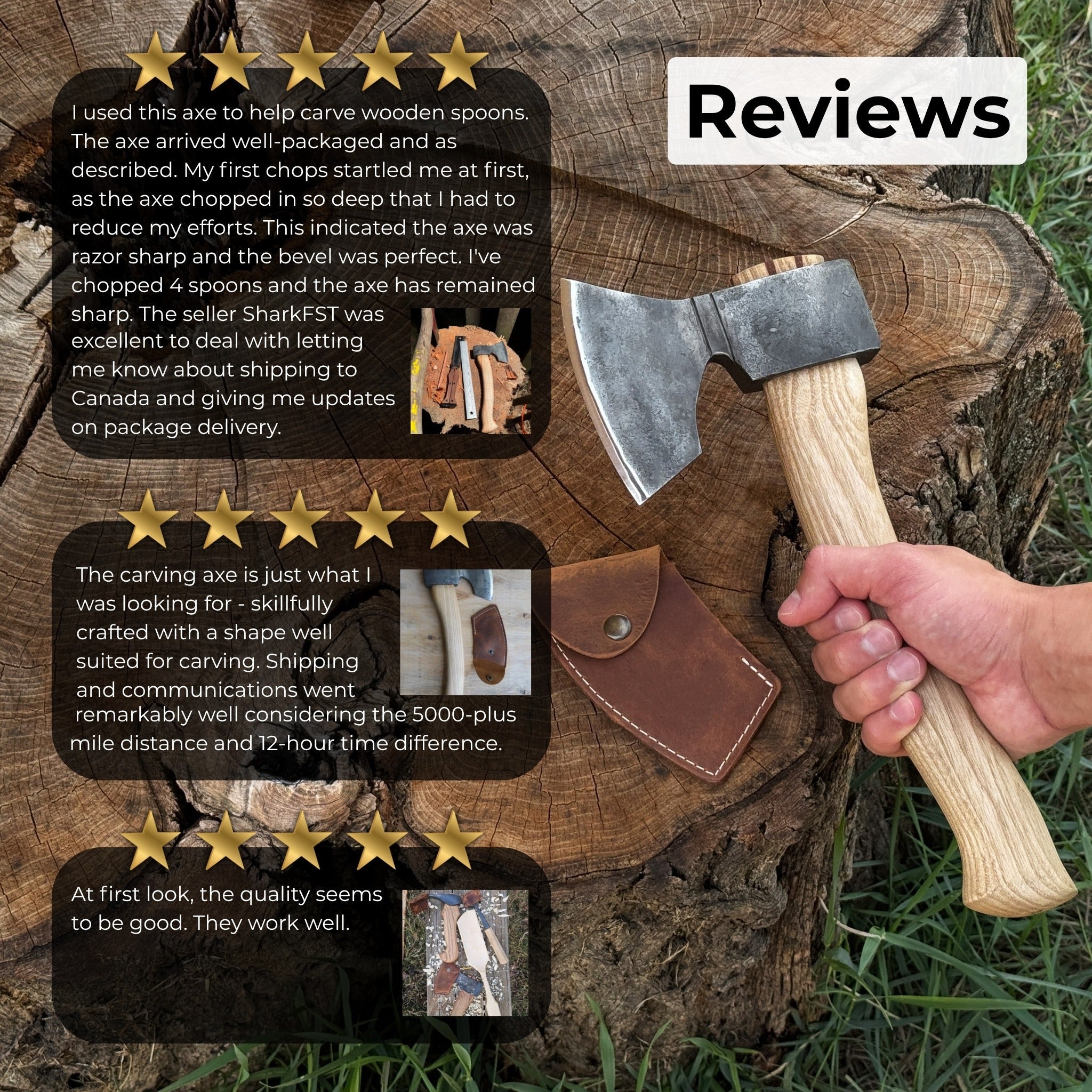 Small Carving Axe, 0.65 kg (1.43 lb) | Axe | Wiccan Center