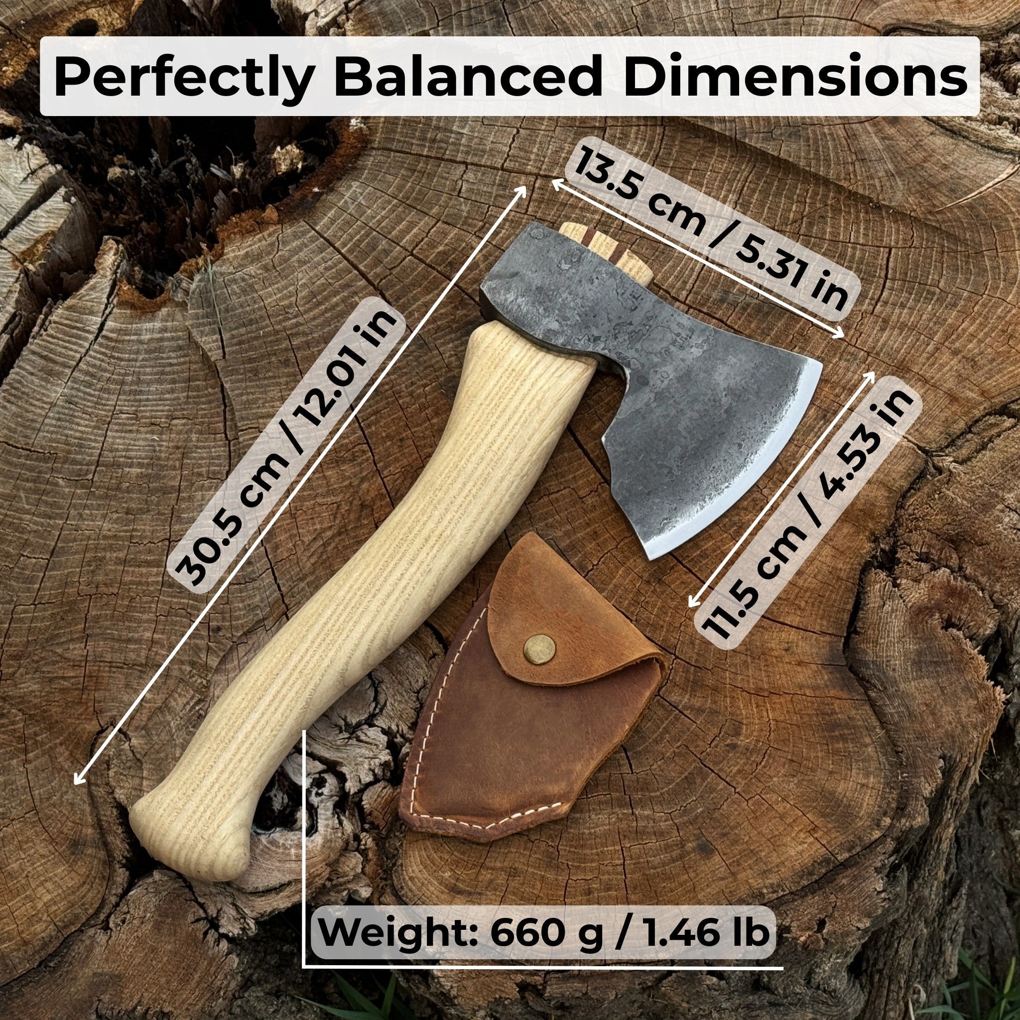 Small Carving Axe, 0.66 kg (1.46 lb) | Axe | Wiccan Center