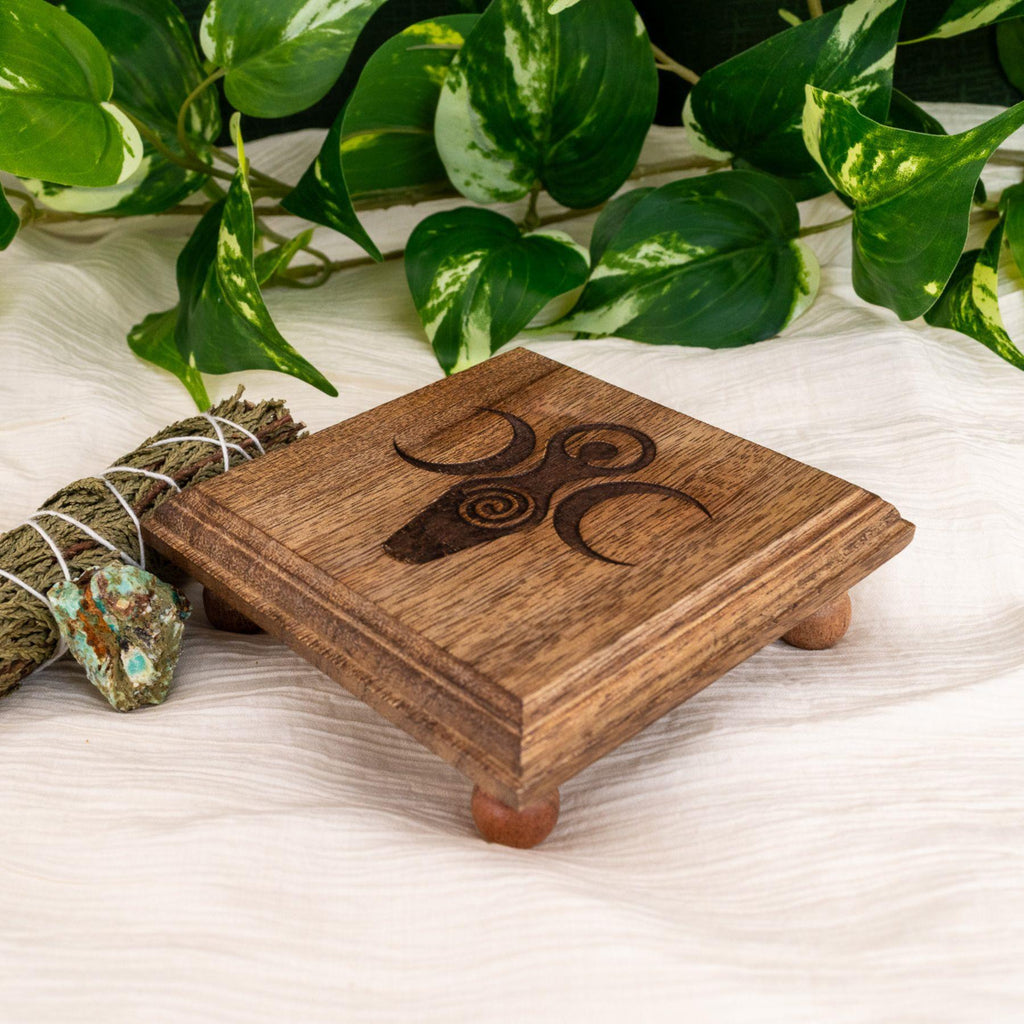 Wood Goddess Altar Table | | Wiccan Center