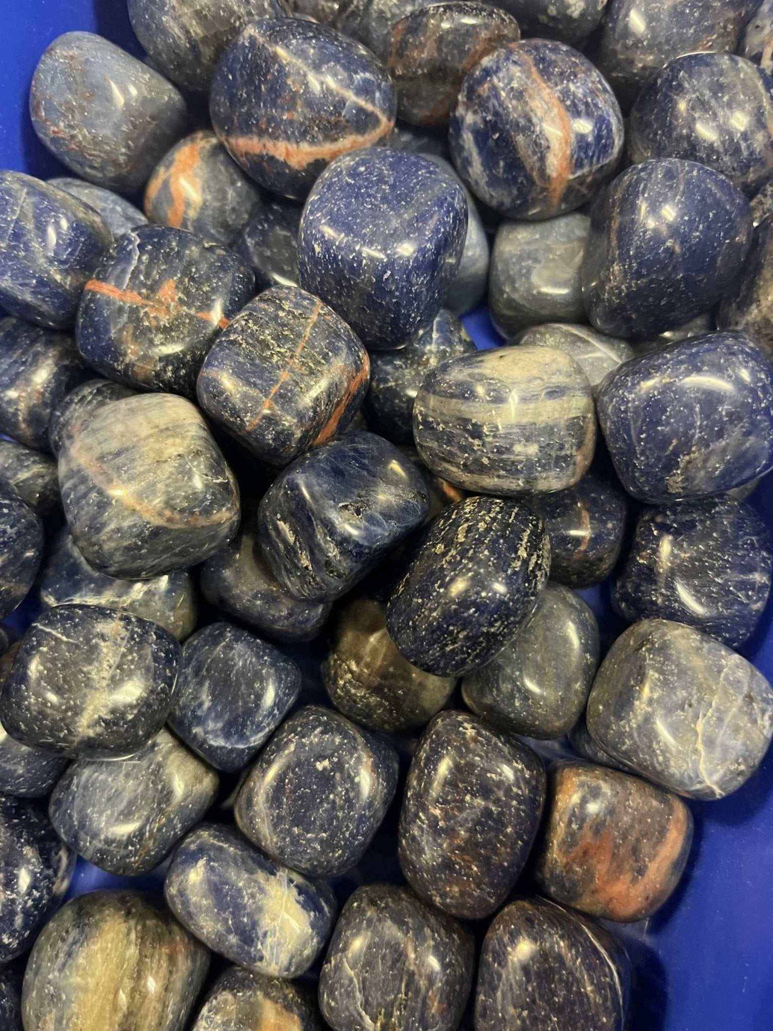 Sodalite Tumbled Pocket Stone | Tumbled Stones | Wiccan Center