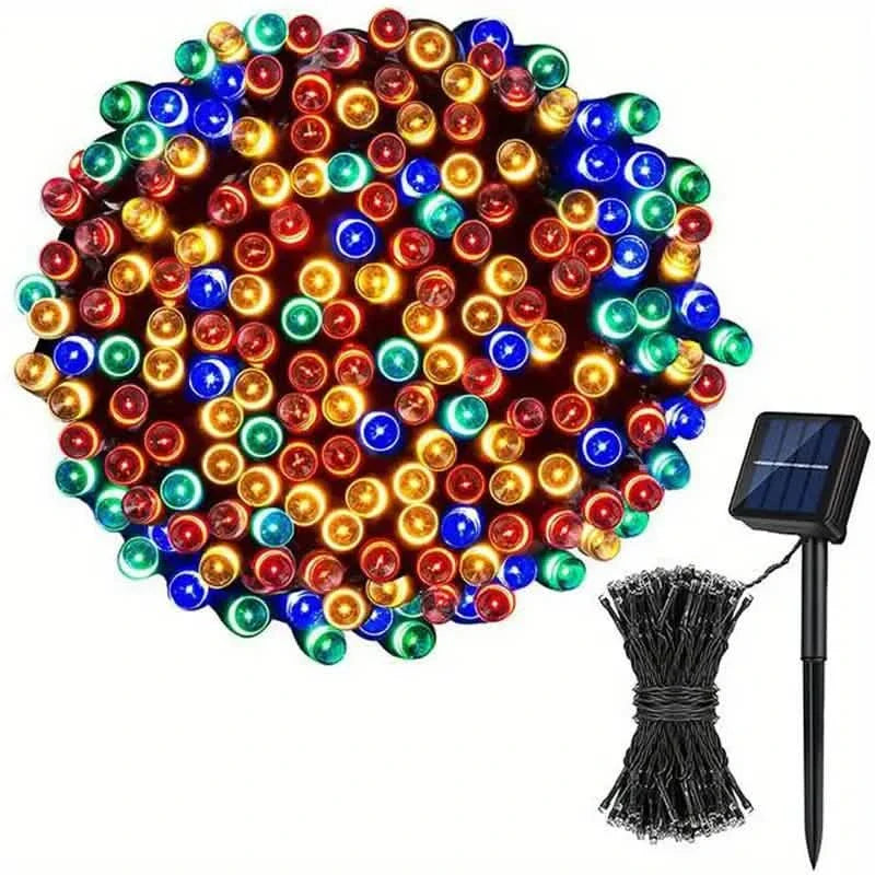 Solar String Lights Outdoor Waterproof | String & Fairy Lights | Wiccan Center