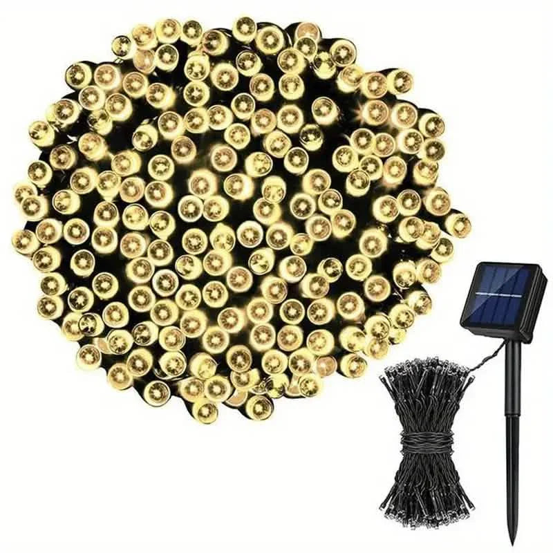 Solar String Lights Outdoor Waterproof | String & Fairy Lights | Wiccan Center