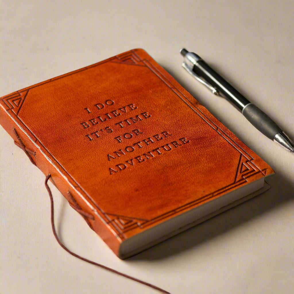 Another Adventure Quote Leather Journal | Journal | Wiccan Center