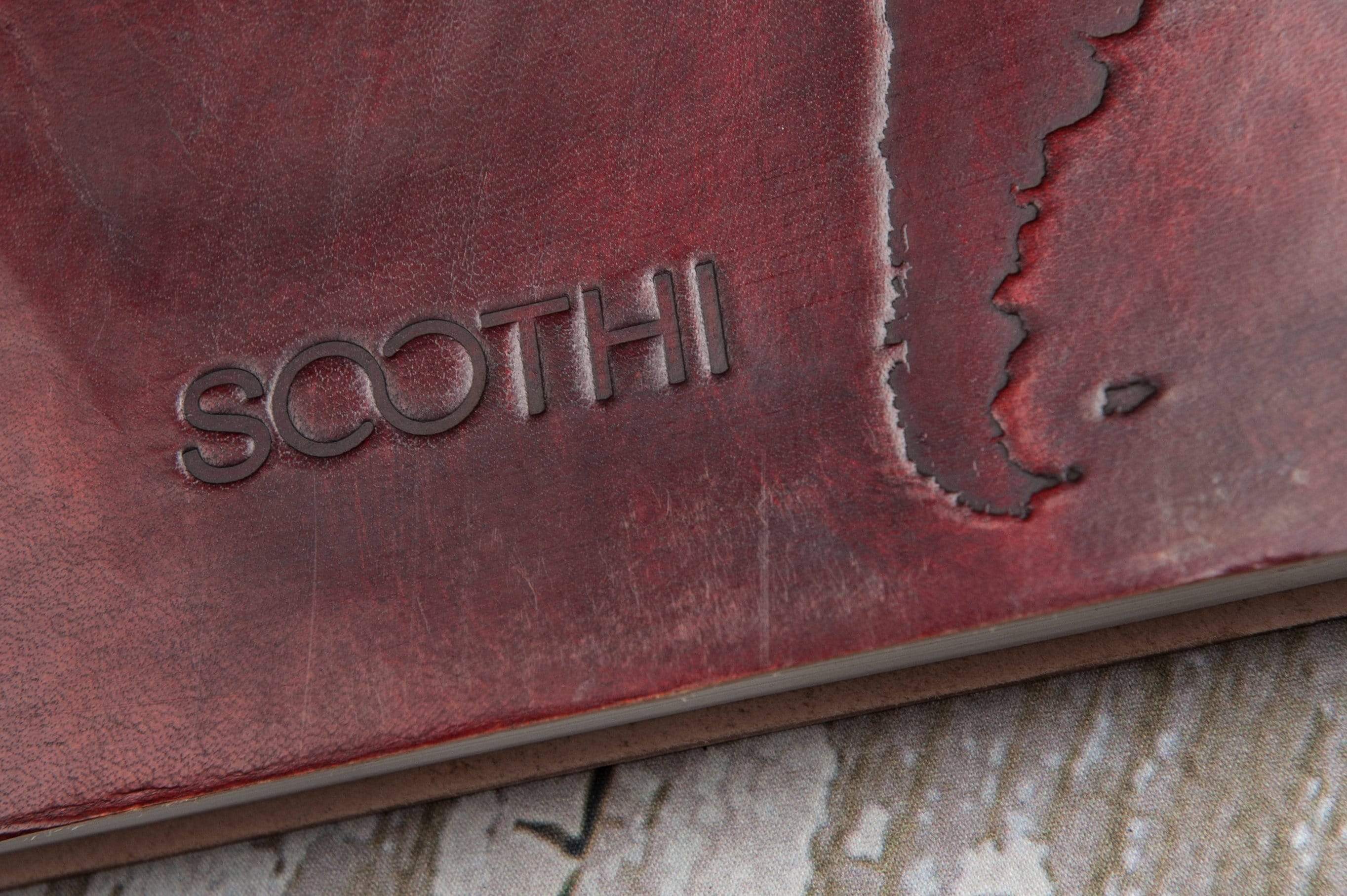 Extra Large World Map 14x11 Handmade Leather Journal | Journal | Wiccan Center