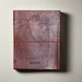 Extra Large World Map 14x11 Handmade Leather Journal | Journal | Wiccan Center