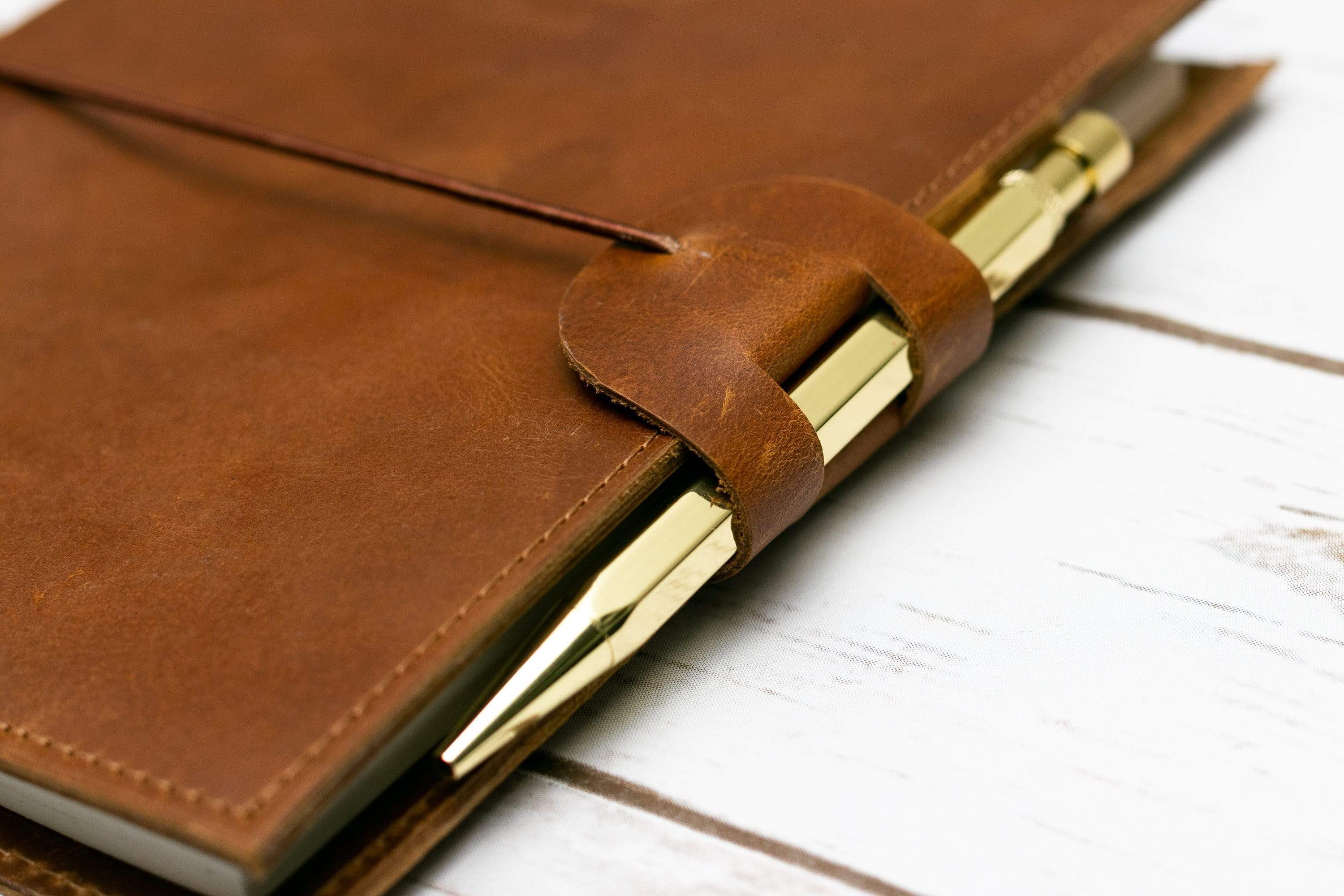 Soothi A5 Refillable Leather Traveler's Journal - Classic Design with Pockets, Pen Slot & Tree-Free Paper | Journal | Wiccan Center