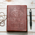 Tree Of Life Handmade Leather Journal | Journal | Wiccan Center