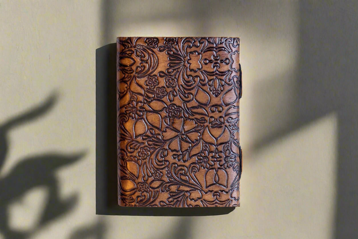 Floral Embossed Latch Journal | Journal | Wiccan Center