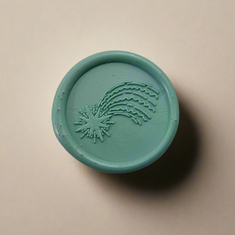 Shooting Star Wax Seal Stamp - Celestial Comet Design for Enchanting Seals | Wax Seal | Wiccan Center