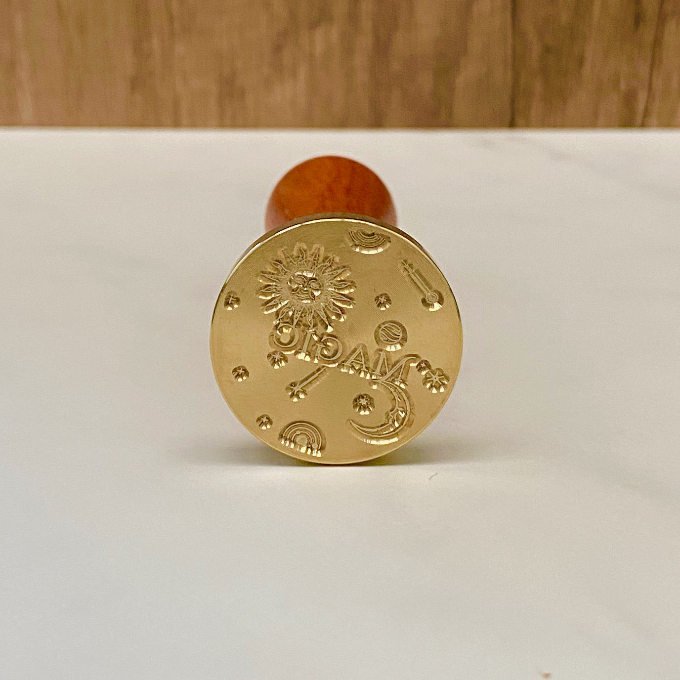 Whimsical "Magic" Wax Seal Stamp with Sun, Moon & Stars - Enchanting Seals | Wax Seal | Wiccan Center