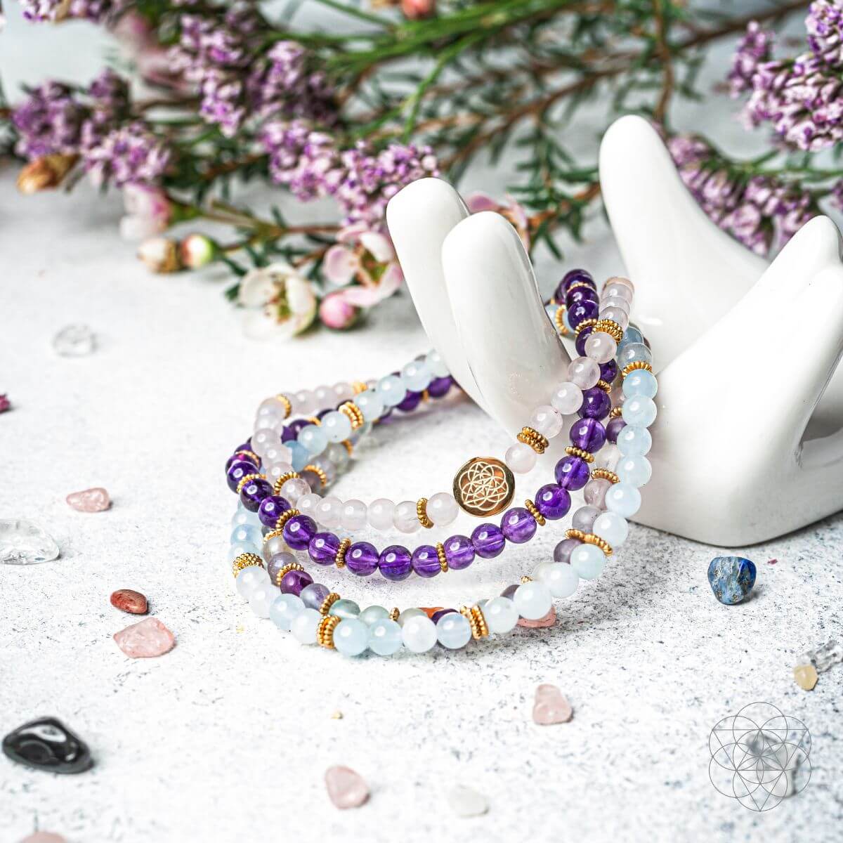 Soothing Anxiety-Free Bracelet Pack of 4 | Jewelry Set | Wiccan Center