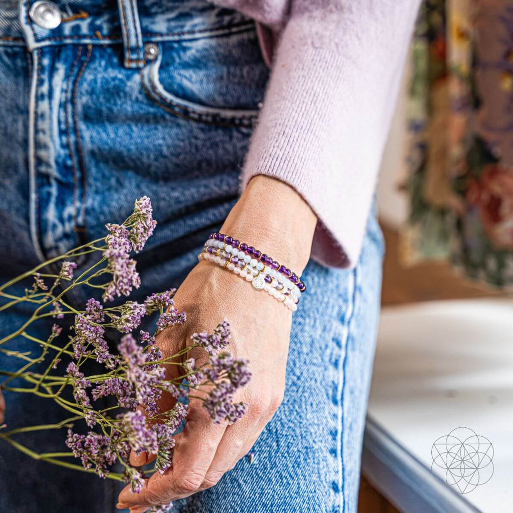 Soothing Anxiety-Free Bracelet Pack of 4 | Jewelry Set | Wiccan Center