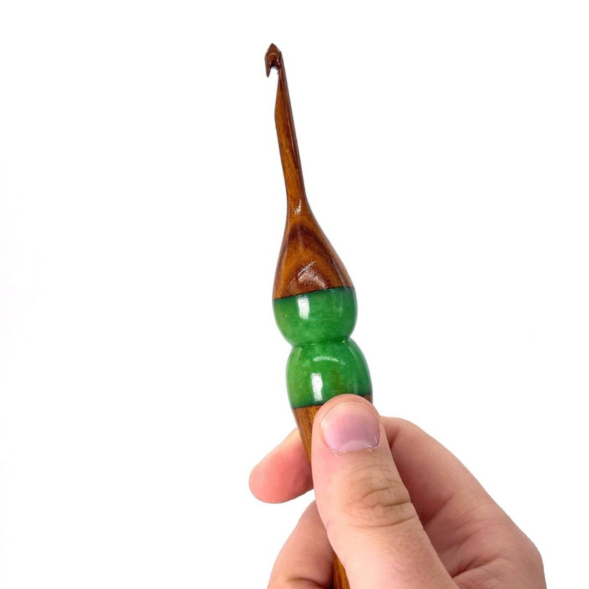 Sparkle Rosewood Crochet Hook | Notions and Tools | Wiccan Center