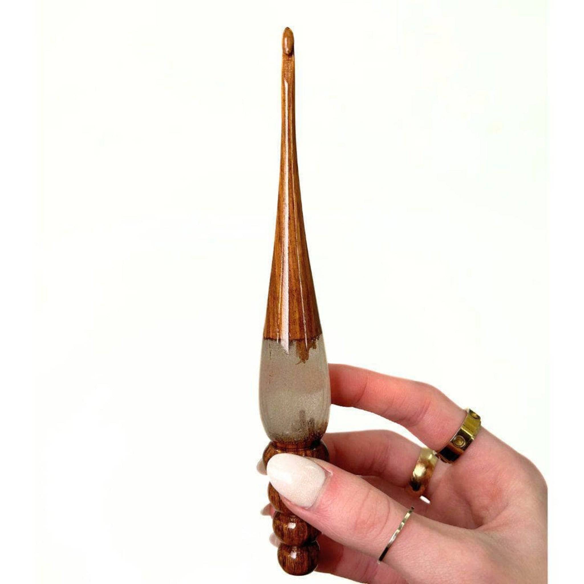 Sparkle Rosewood Crochet Hook | Notions and Tools | Wiccan Center