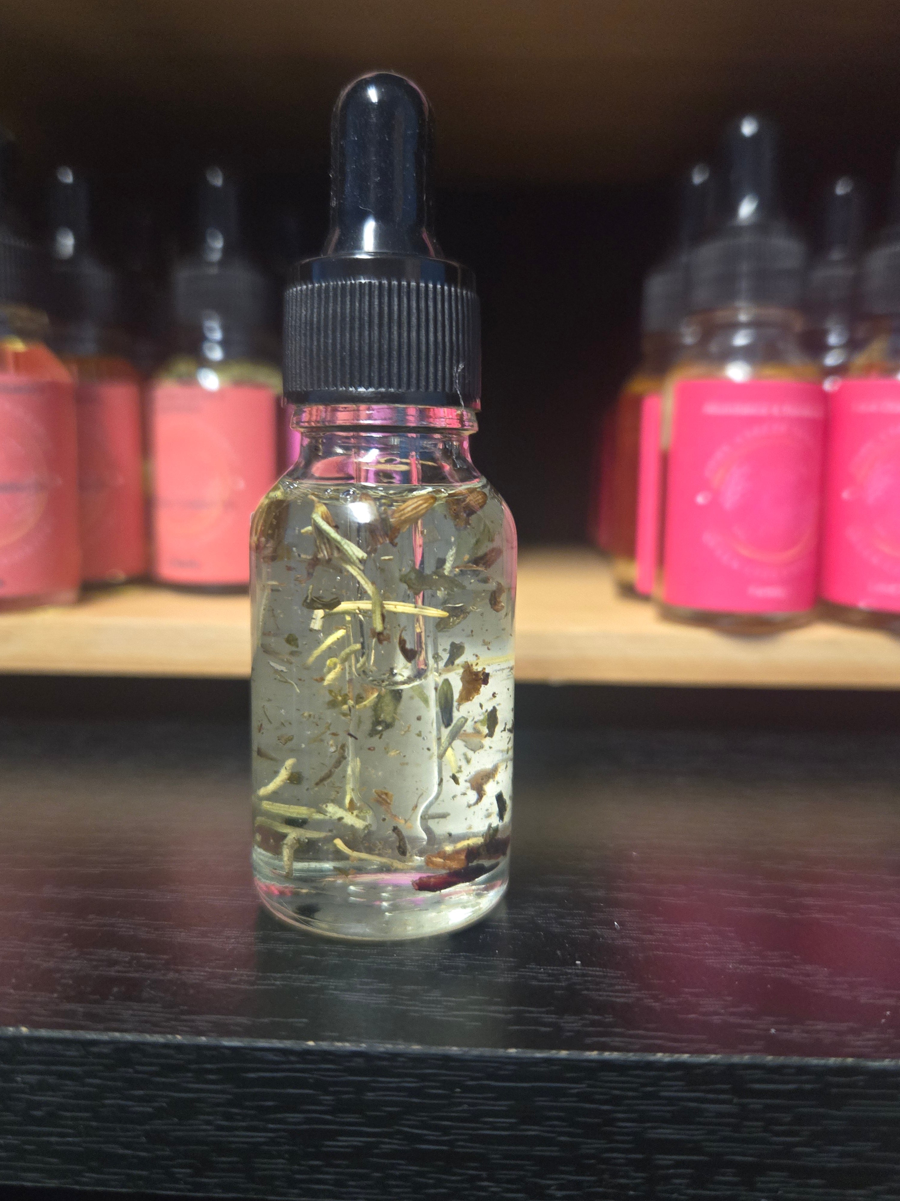 Focus & Flow Spiritual Oil - Clarity & Meditation Conjure Oil | Spiritual Oil | Wiccan Center