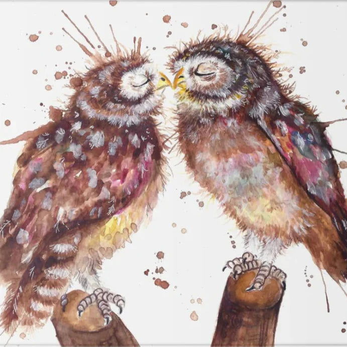 Handmade Owl Lover Tea Towels - Set of Two | Gifts | Wiccan Center