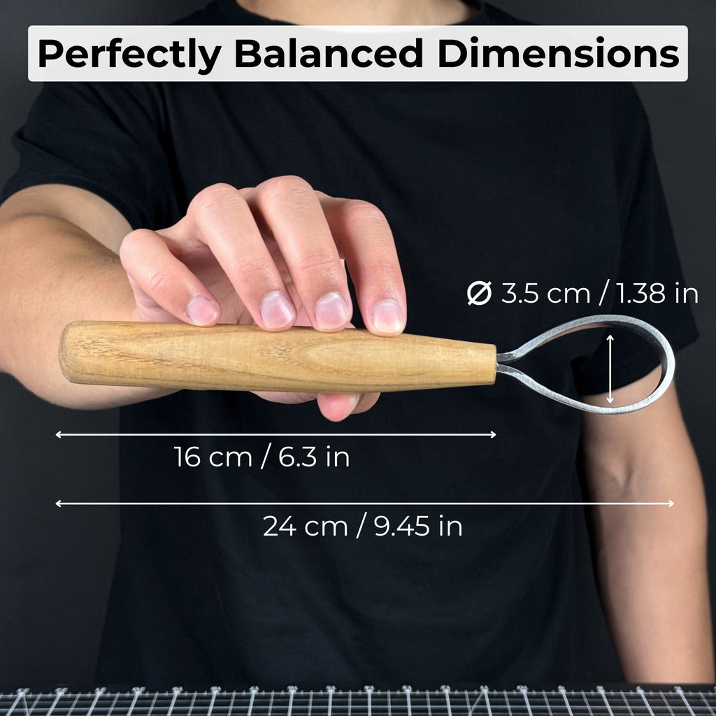 Spoon Carving Scorp Knife, ⌀3.5 cm (1.4 inches) | Scorp Knife | Wiccan Center