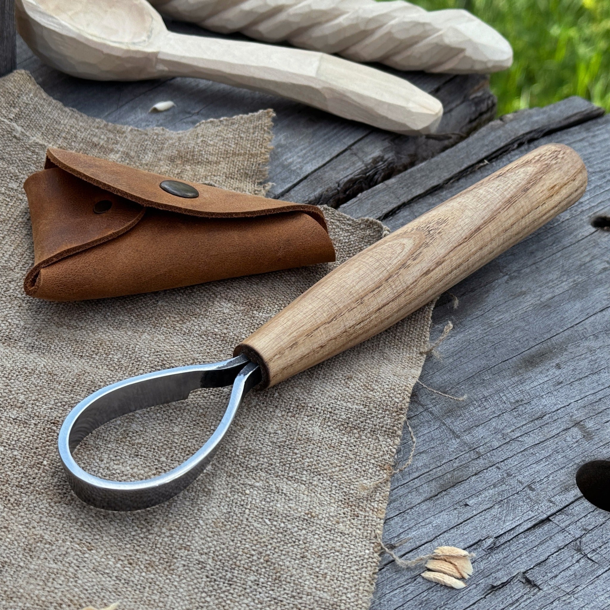 Spoon Carving Scorp Knife, ⌀3.5 cm (1.4 inches) | Scorp Knife | Wiccan Center