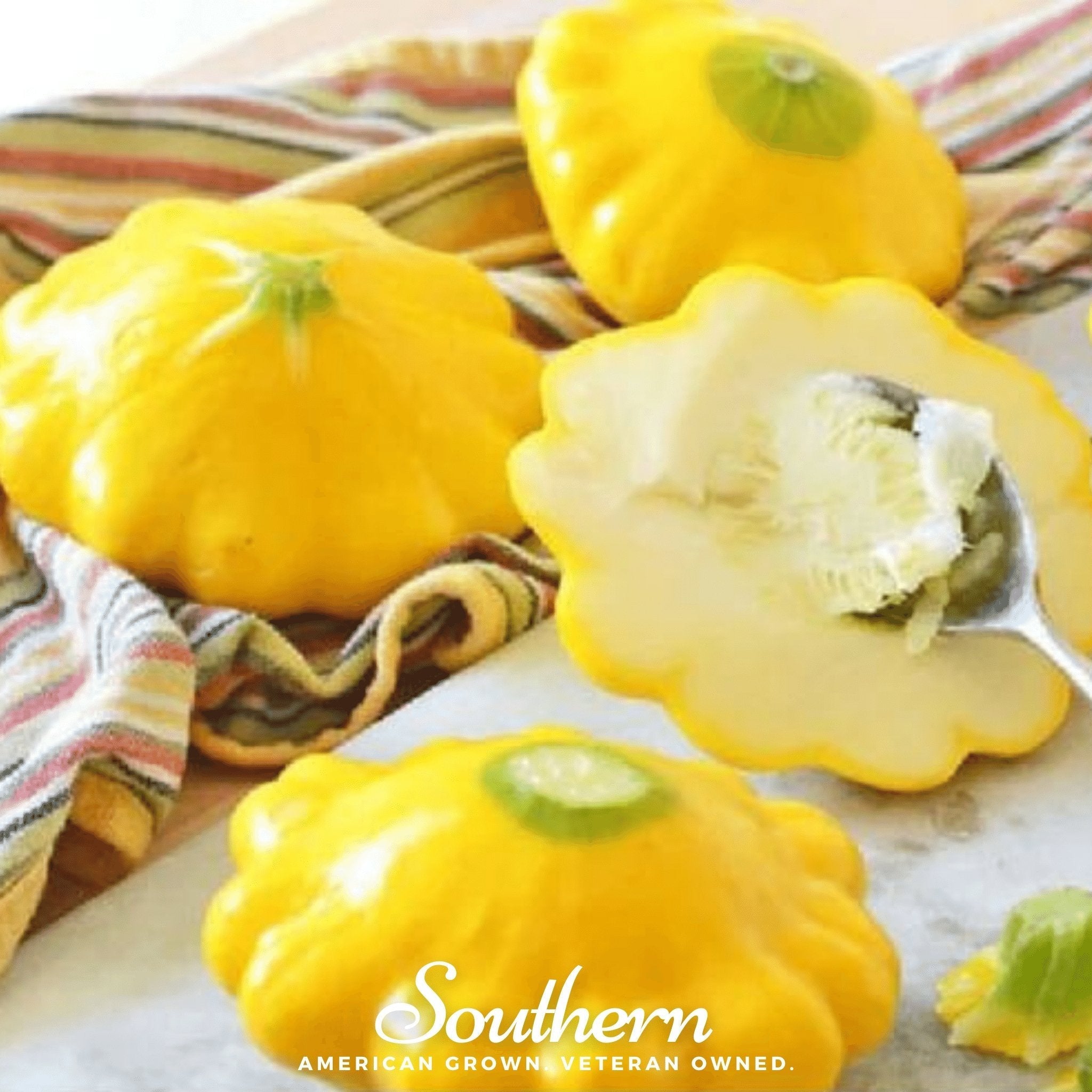 Scallop Yellow Bush Summer Squash – 25 Seeds | | Wiccan Center