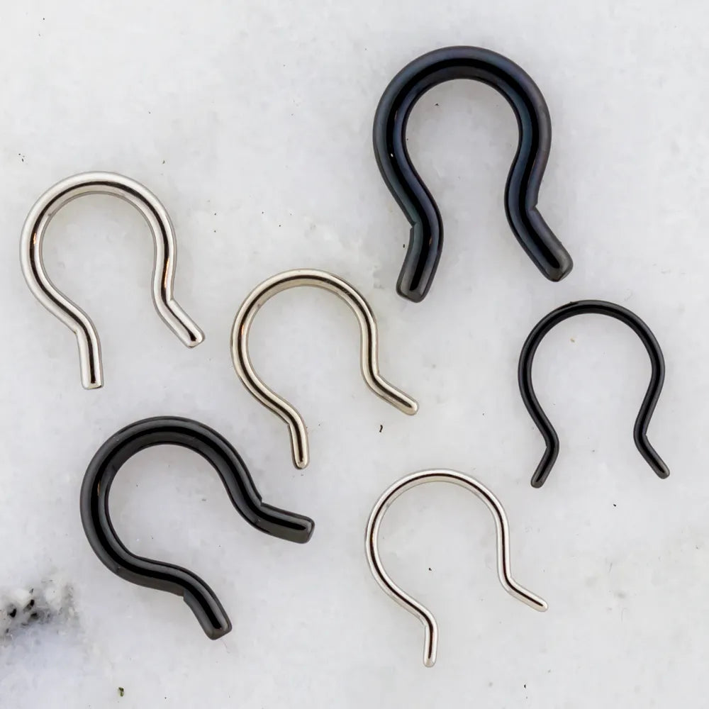 Steel Omega Septum Retainers | | Wiccan Center