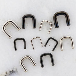 Steel Staple Septum Retainers | | Wiccan Center