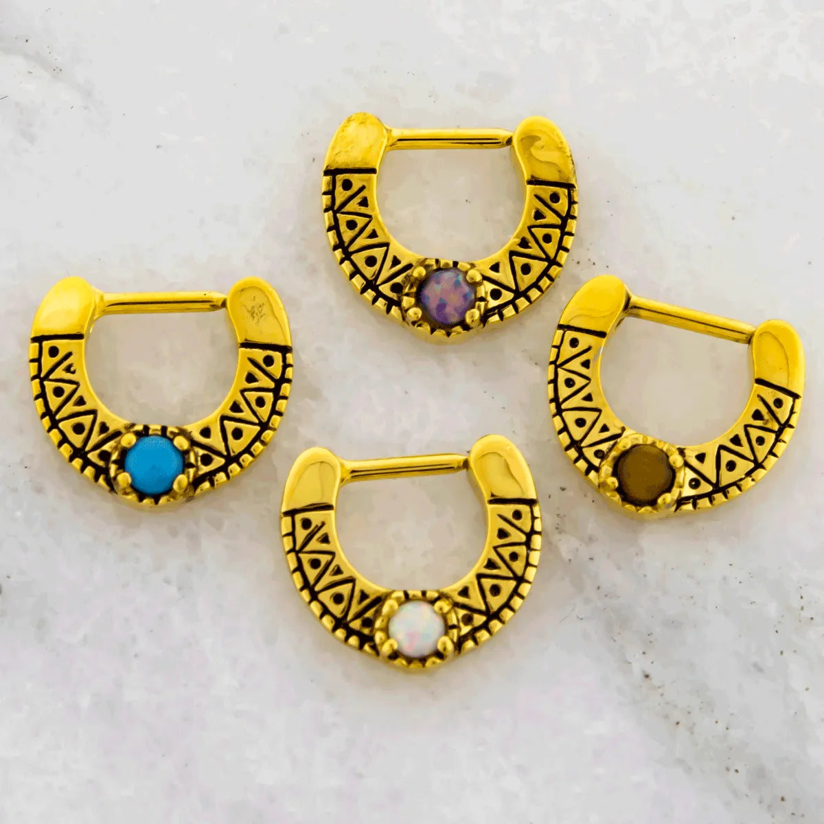 16G Aztec Septum Clicker | Body Jewelry | Wiccan Center